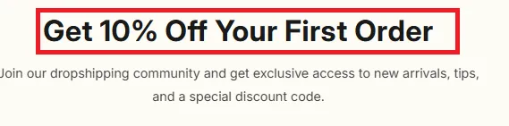 Myonlinefashionstore 10% off on first order